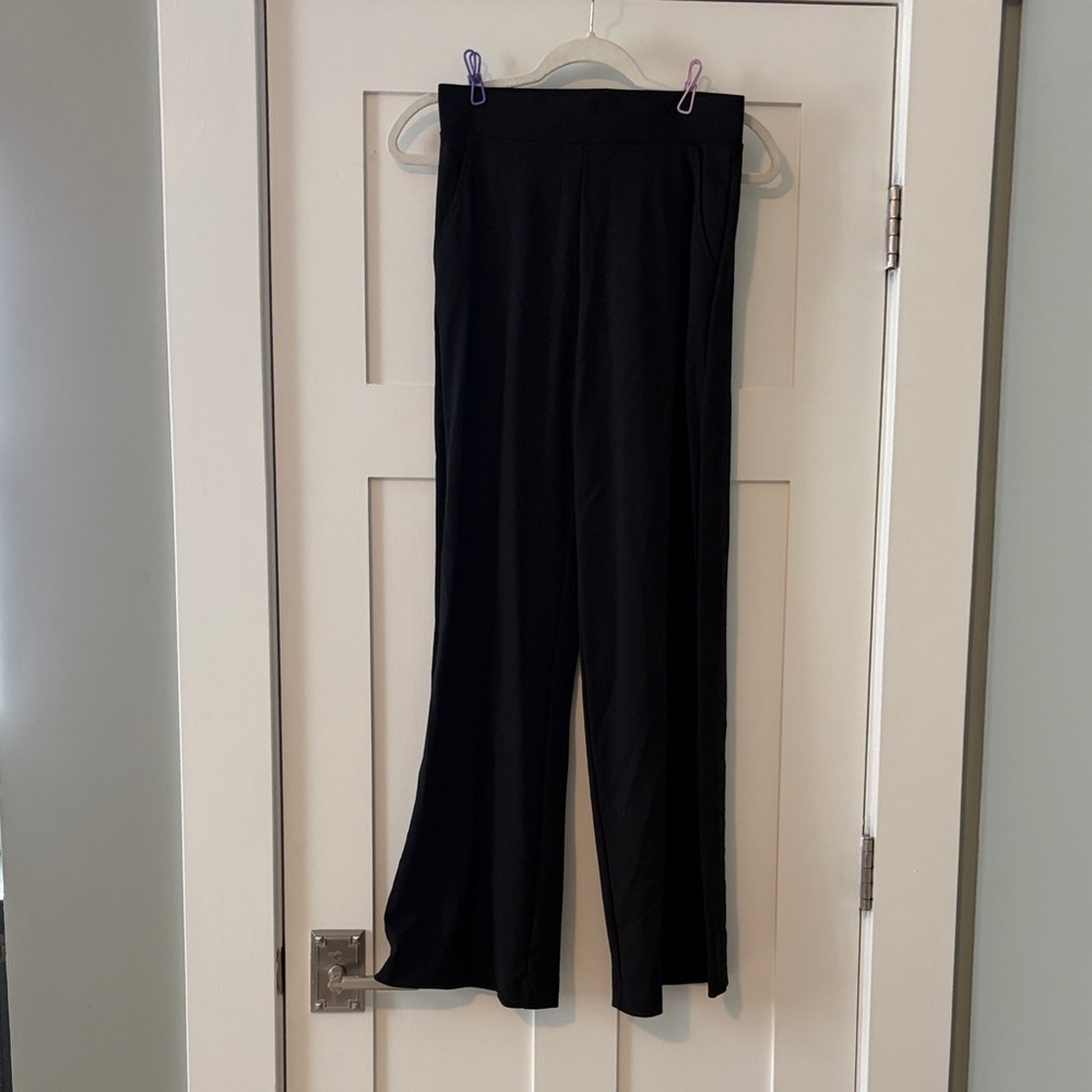 JNY Black Wide-Leg Pants
